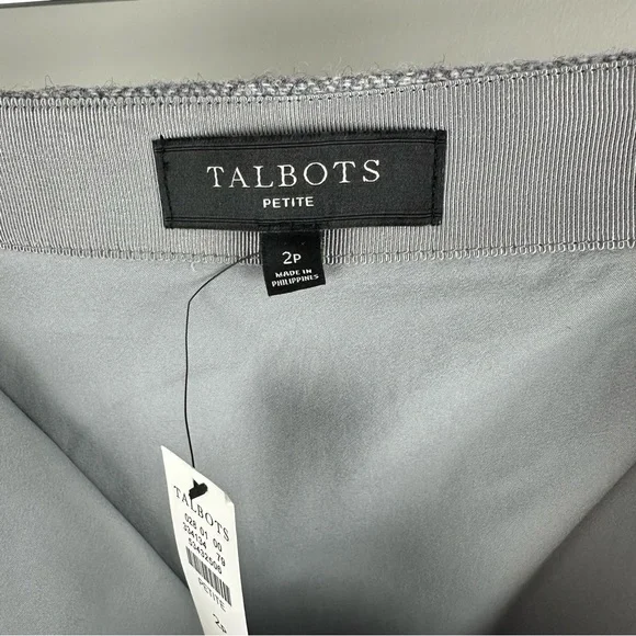 NWT Talbots Herringbone Scallop Skirt - Picture 5 of 6